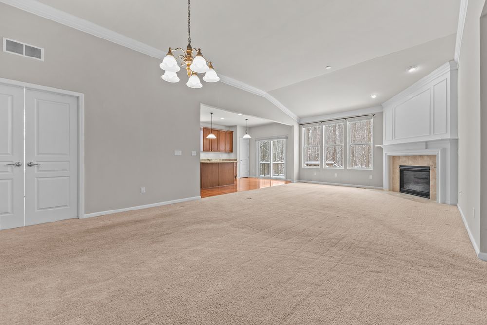 Professional real estate photography of a Living Room in Macomb, Michigan