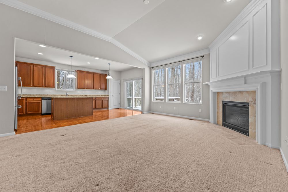 Professional real estate photography of a Living Room in Macomb, Michigan
