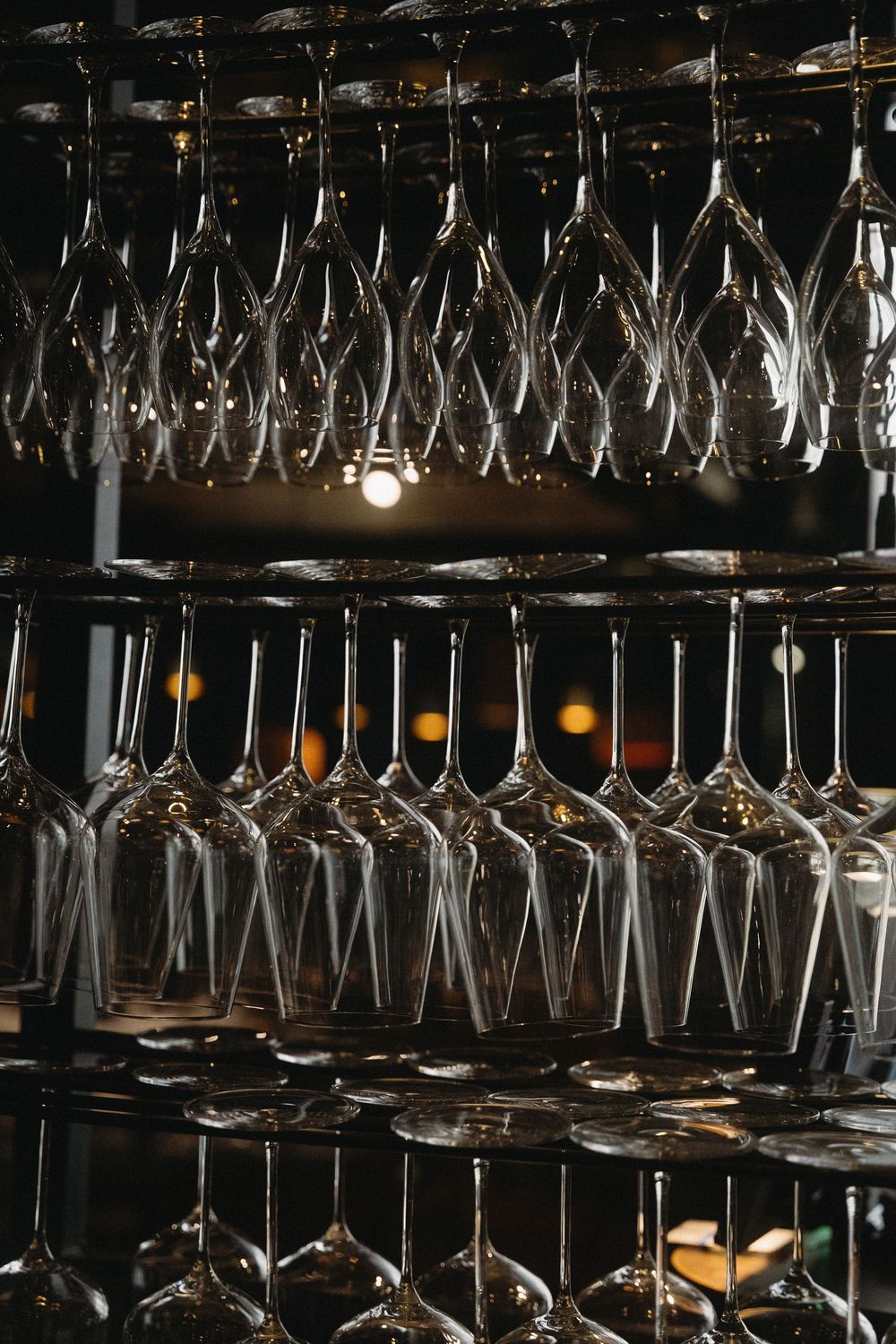 Glasses at Santini Bar
