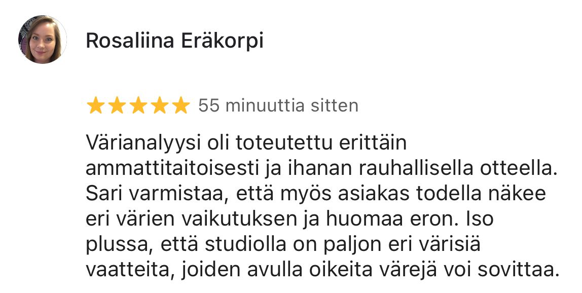 Paras Värianalyysi Helsinki