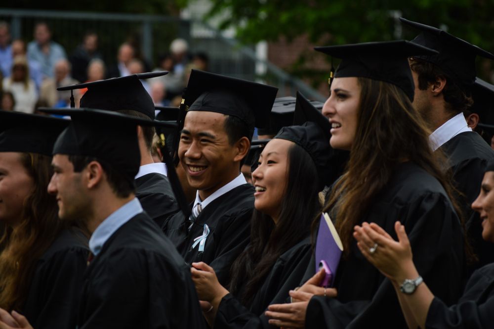 College graduation ceremony, Williams College.