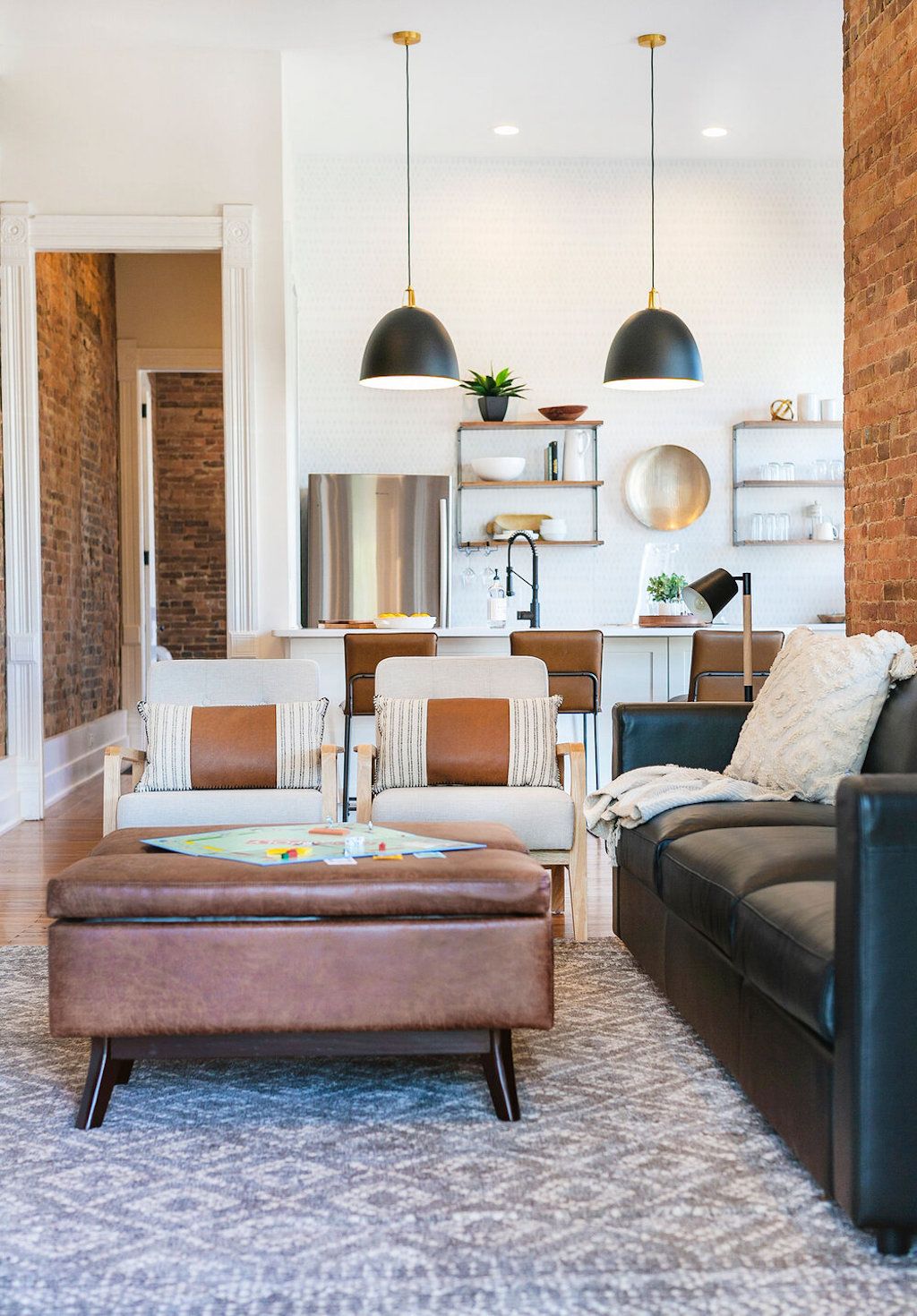 AirBnb living room at Eat Main BG in Bowling Green, Kentucky
