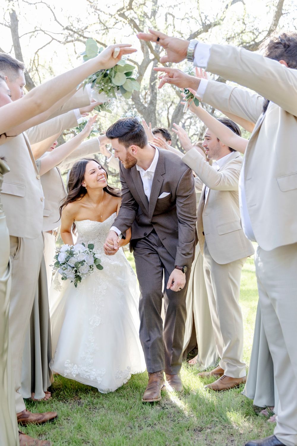 Luxury Dripping Springs hill country wedding photos with guided posing techniques