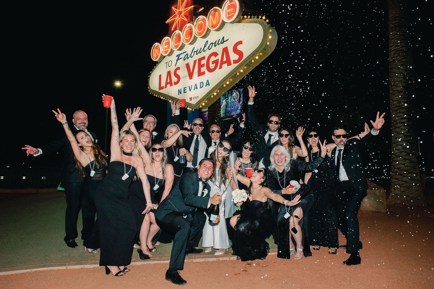 Las Vegas Sign wedding