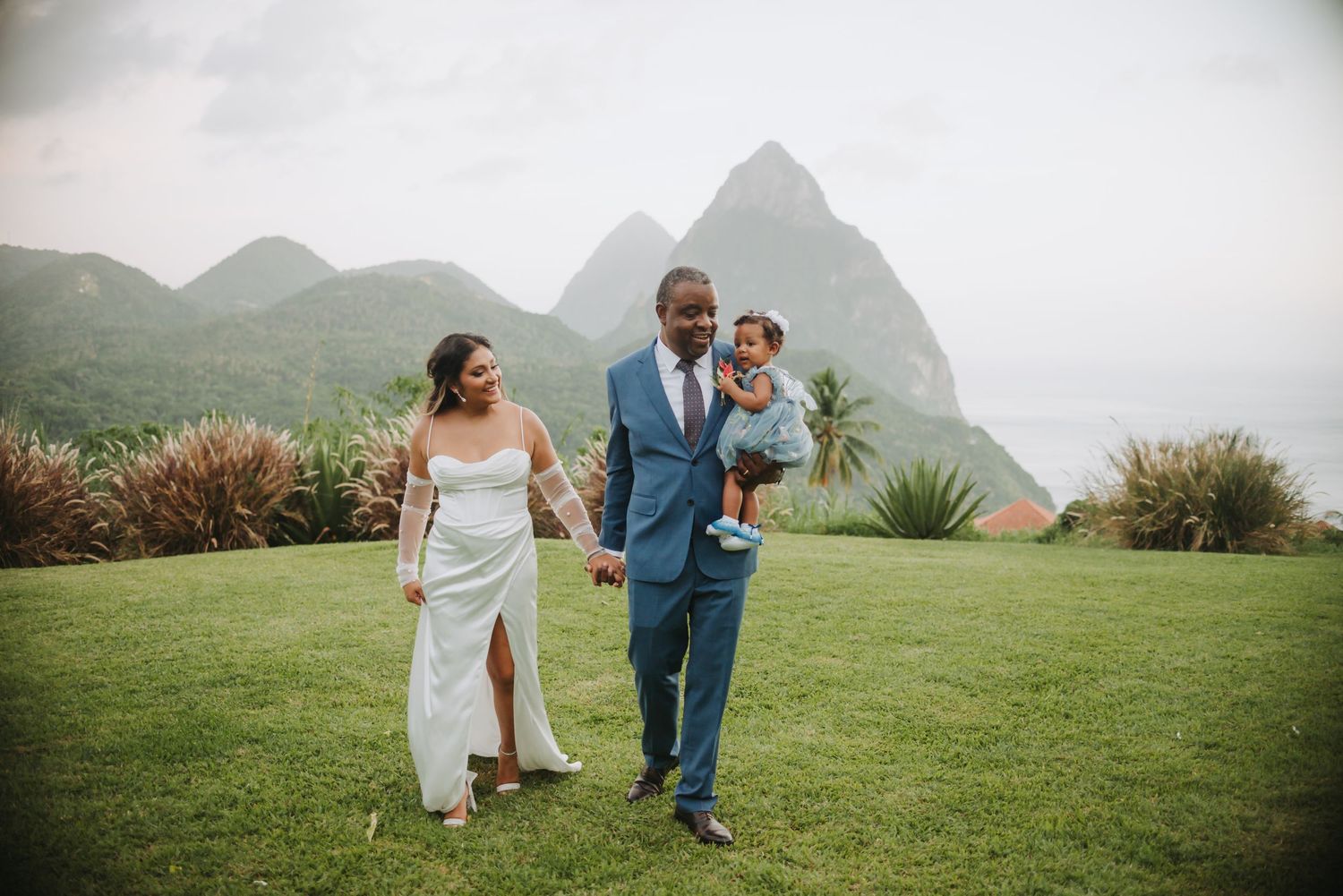 Destination wedding in La Haut St Lucia