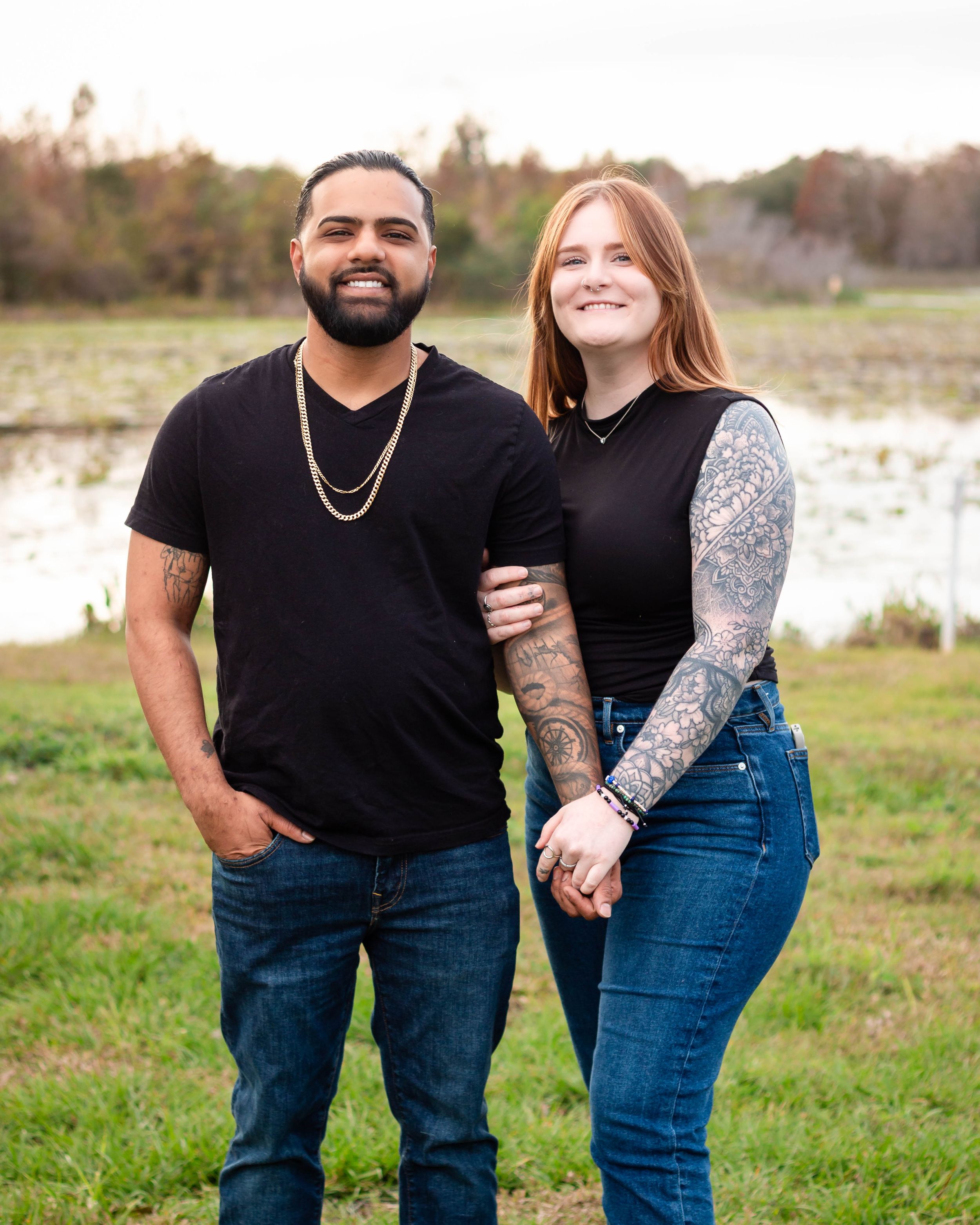 Couple photo session in Orlando, Florida – captured by Lucy Knox Photography.