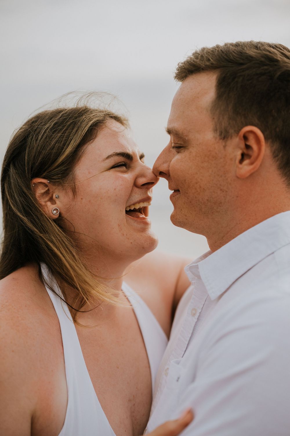 Surprise proposal photography at Petitenget Beach.