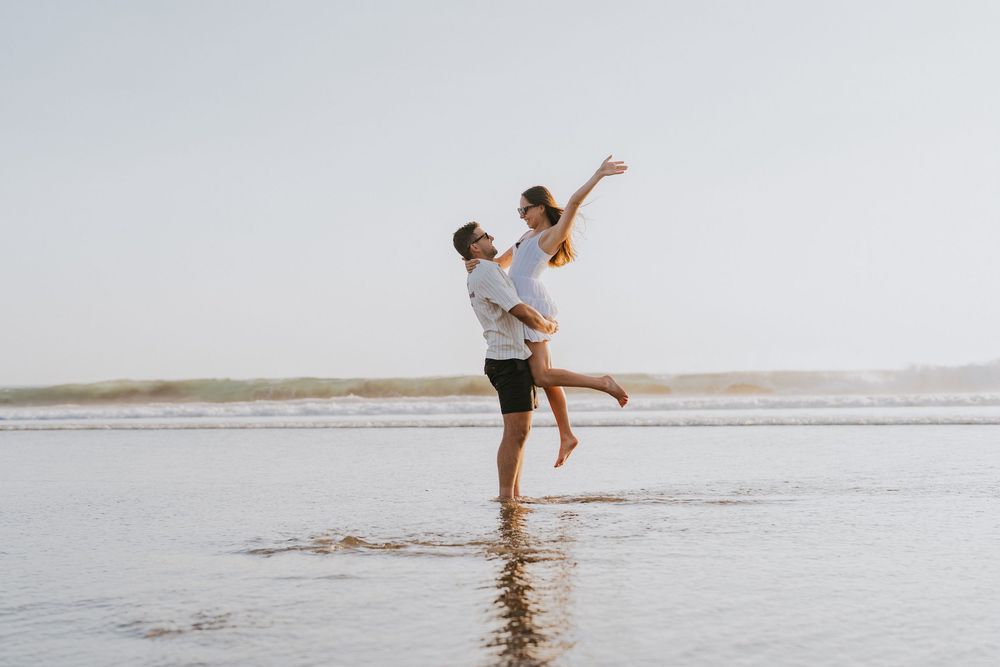 Romantic proposal at Petitenget Beach Seminyak