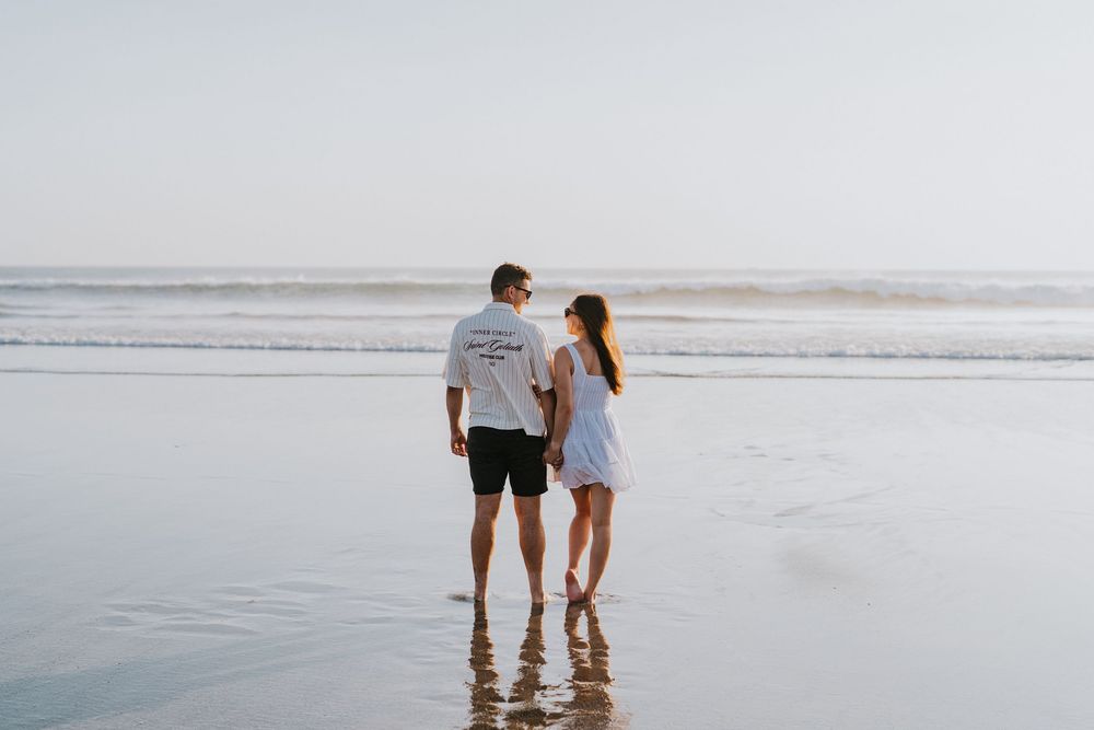 Romantic proposal at Petitenget Beach Seminyak
