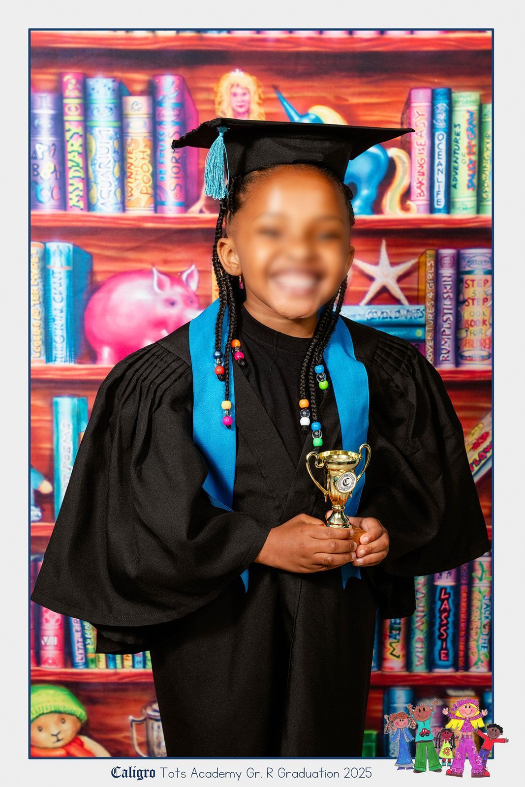 An image of learner at their Grade R graduation.