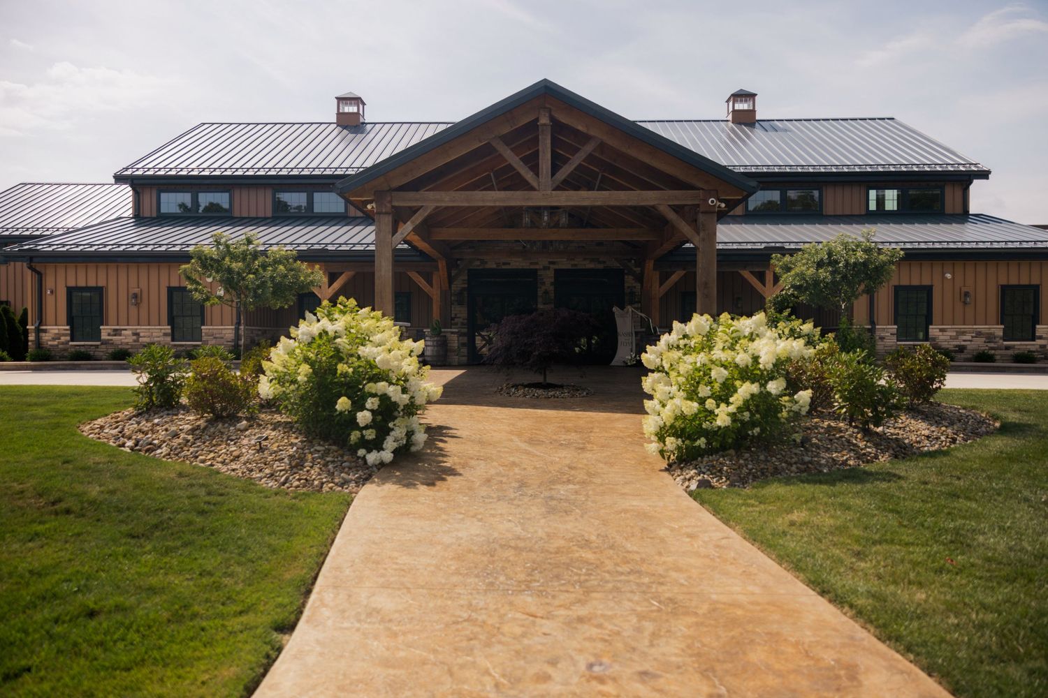 Tall Oaks Resort wedding venue barn-style building in Sheffield Village, Ohio