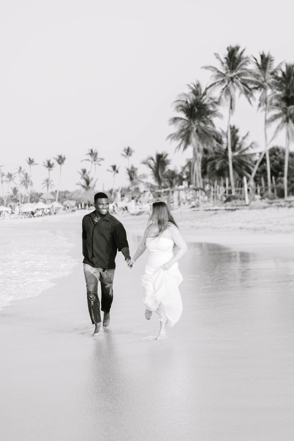 Destination engagement session in Cap Cana showcasing luxury landscapes, beautiful beaches, and heartfelt connection.