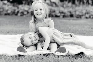 A photo of two sisters