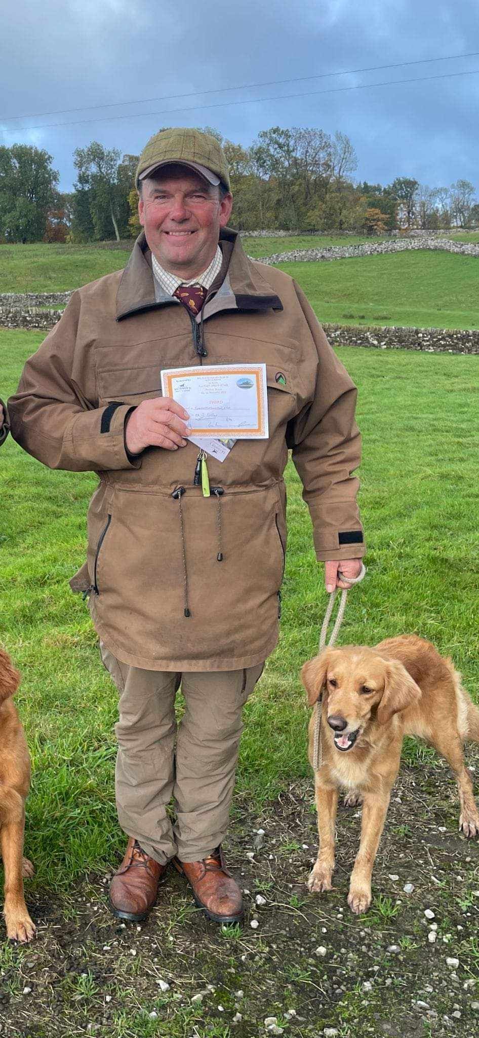Gary Collier and Golden Retriever