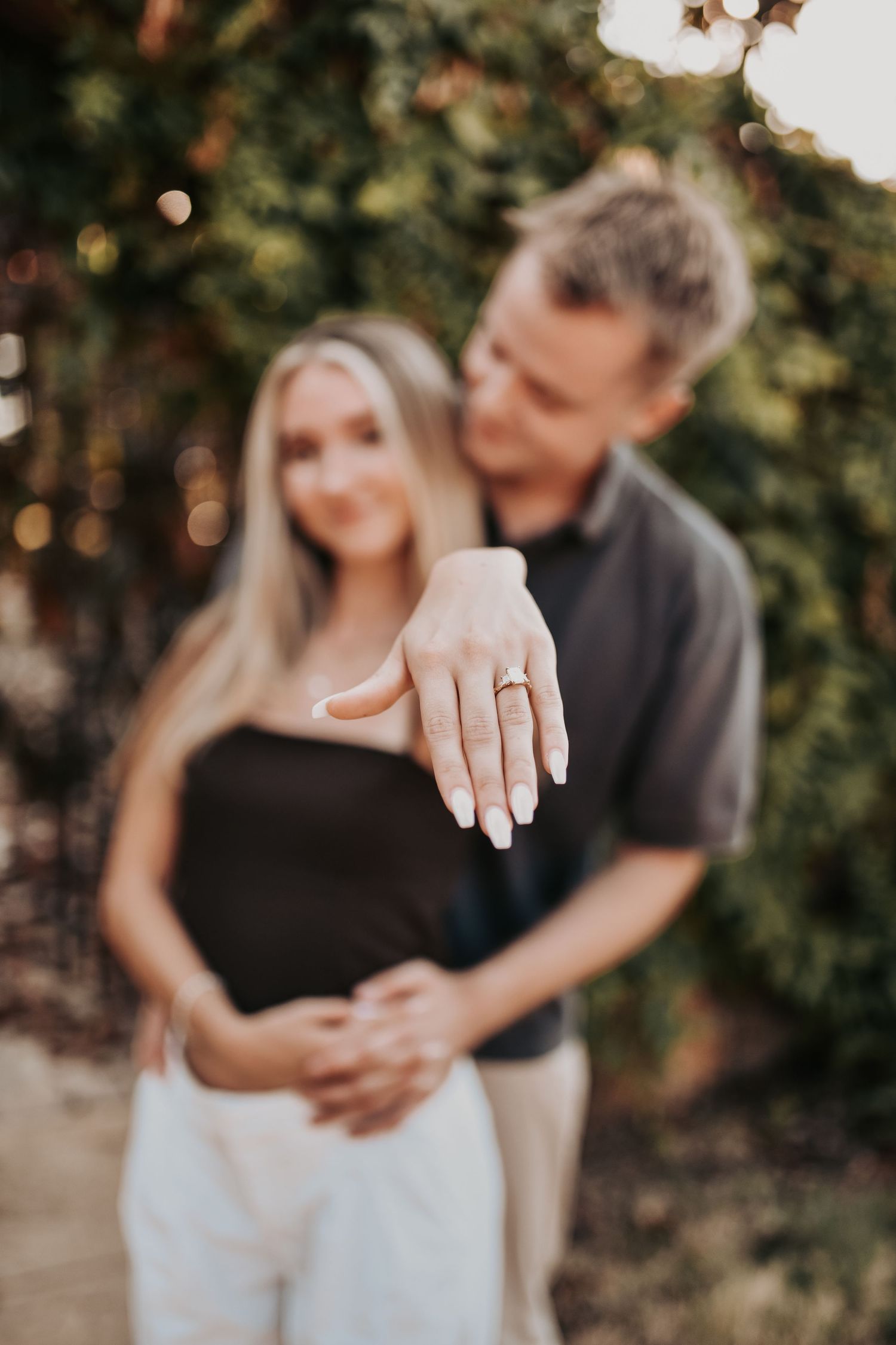 She said yes during a romantic Denton Texas proposal