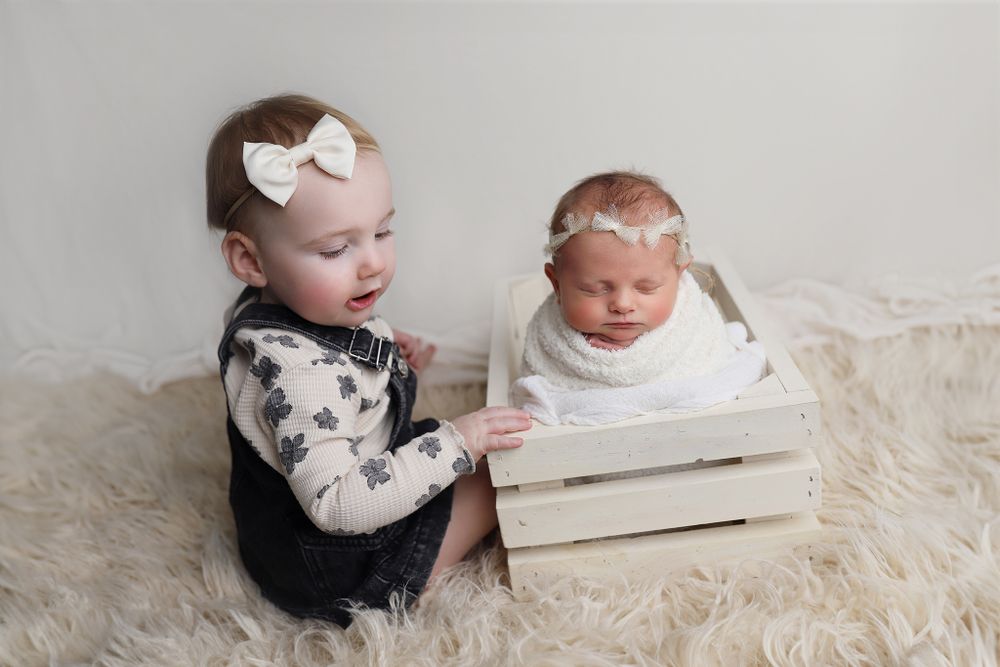 Newborn and sibling photography