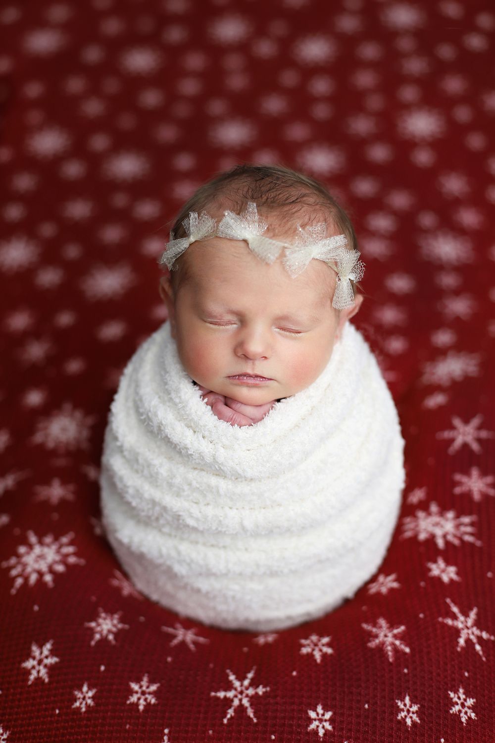 Christmas newborn photos