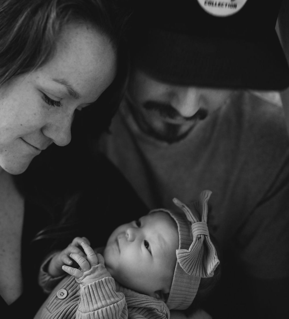 Newborn Fresh 48 Hospital Photography Session.