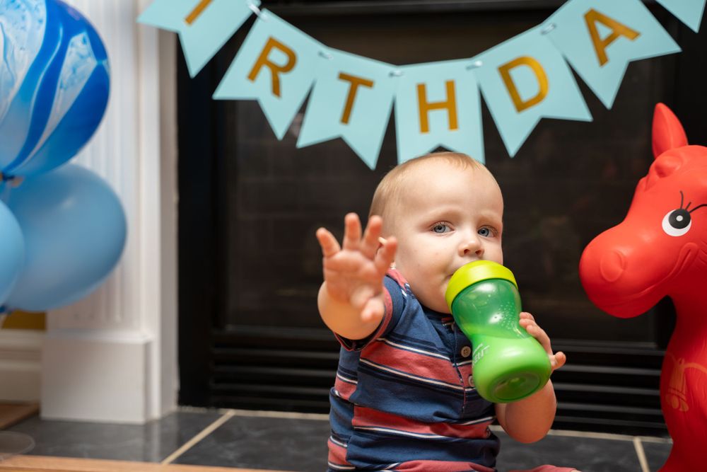 Baby's first birthday.