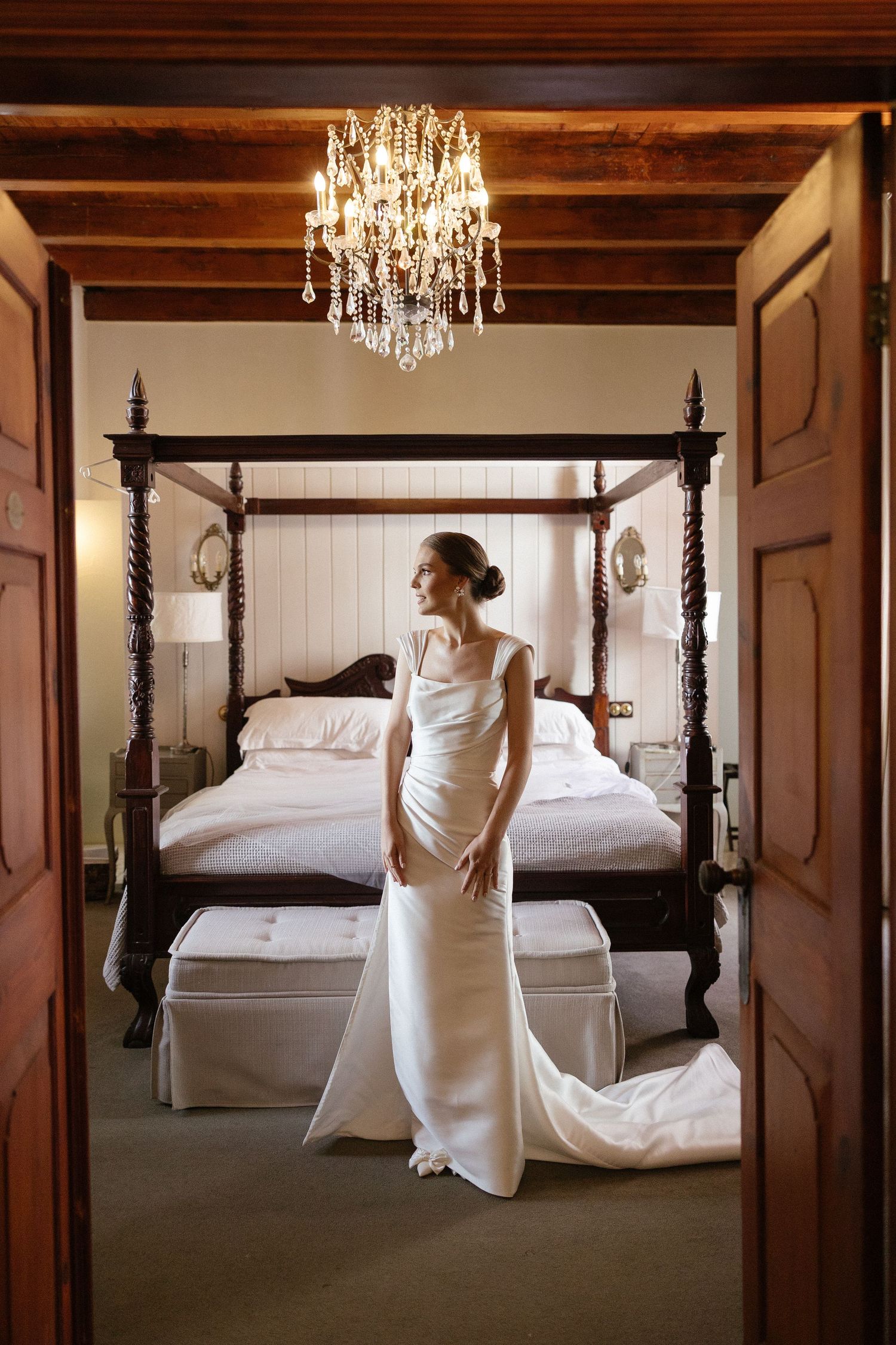 Wedding photographer Christene de Coning at Diamant Estate in Paarl with Deon Meiring and Masch dresses