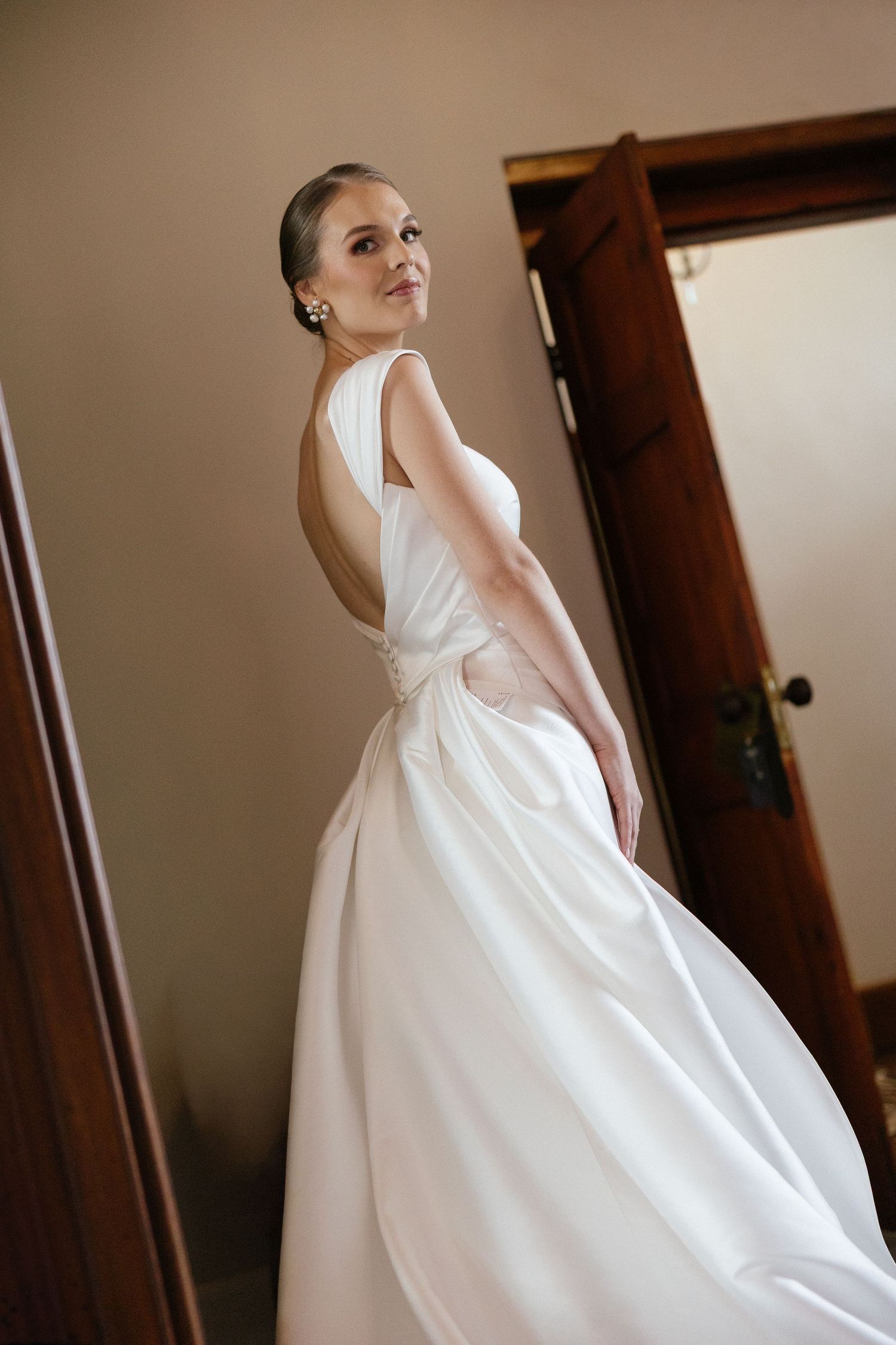Wedding photographer Christene de Coning at Diamant Estate in Paarl with Deon Meiring and Masch dresses