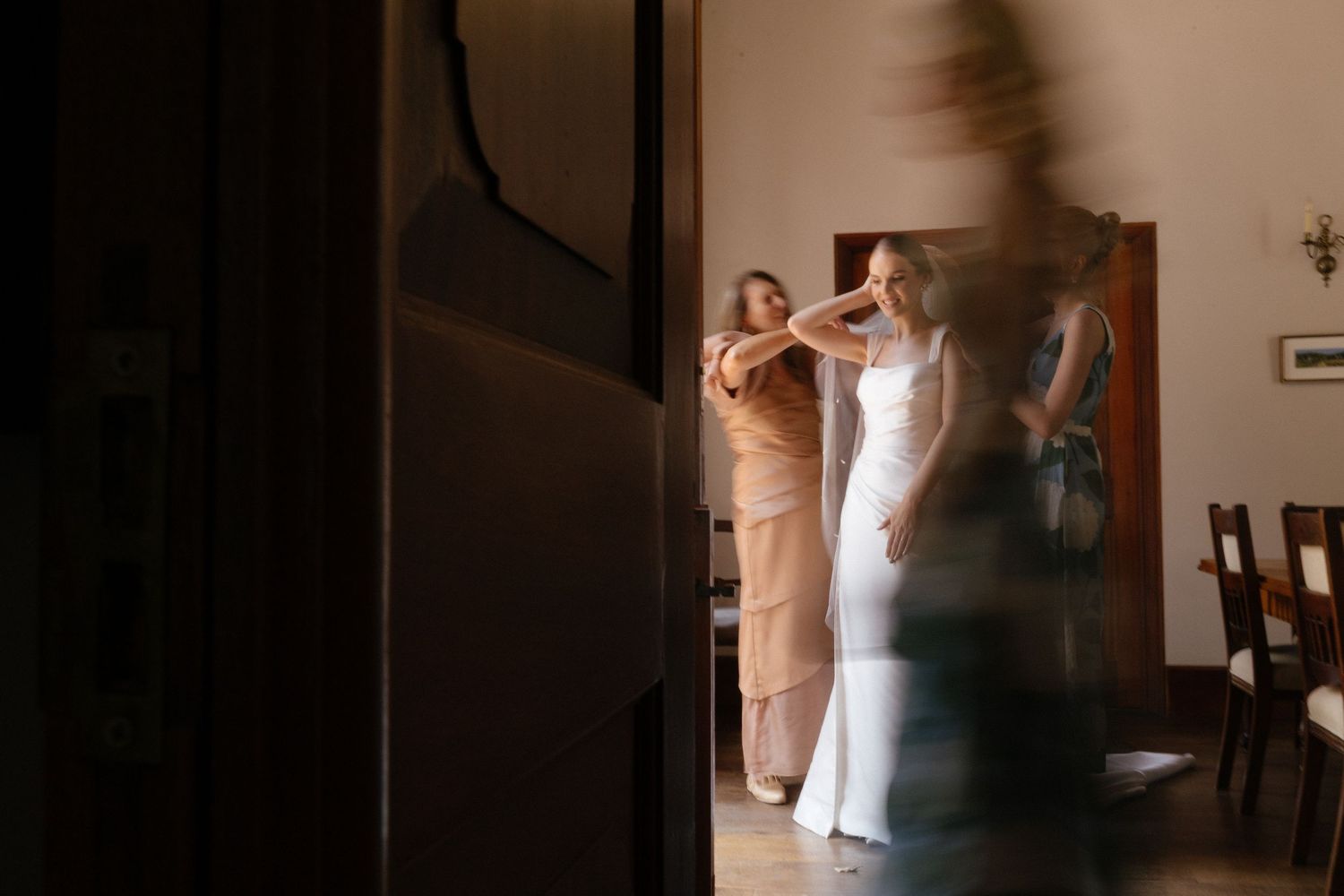 Wedding photographer Christene de Coning at Diamant Estate in Paarl with Deon Meiring and Masch dresses