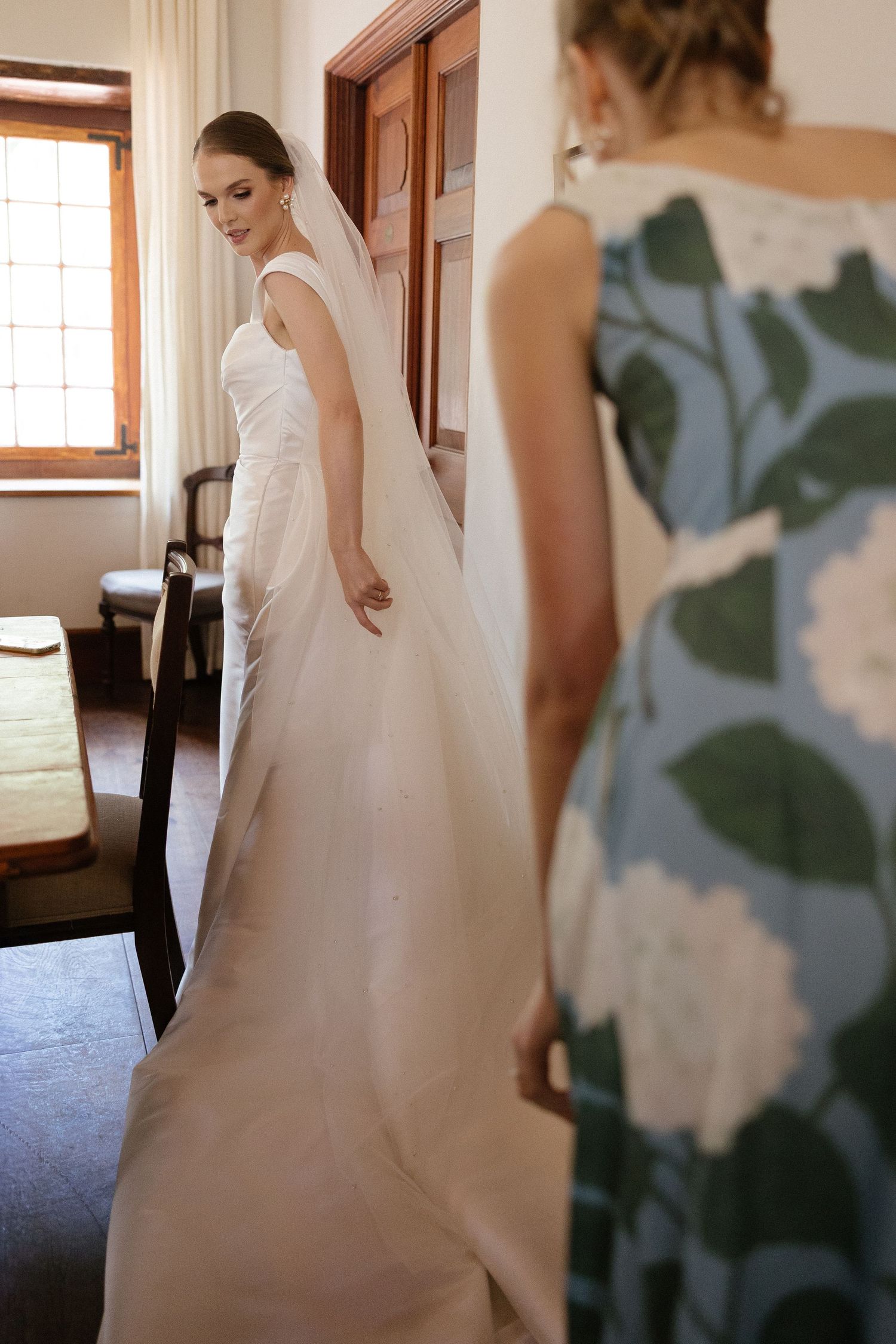 Wedding photographer Christene de Coning at Diamant Estate in Paarl with Deon Meiring and Masch dresses