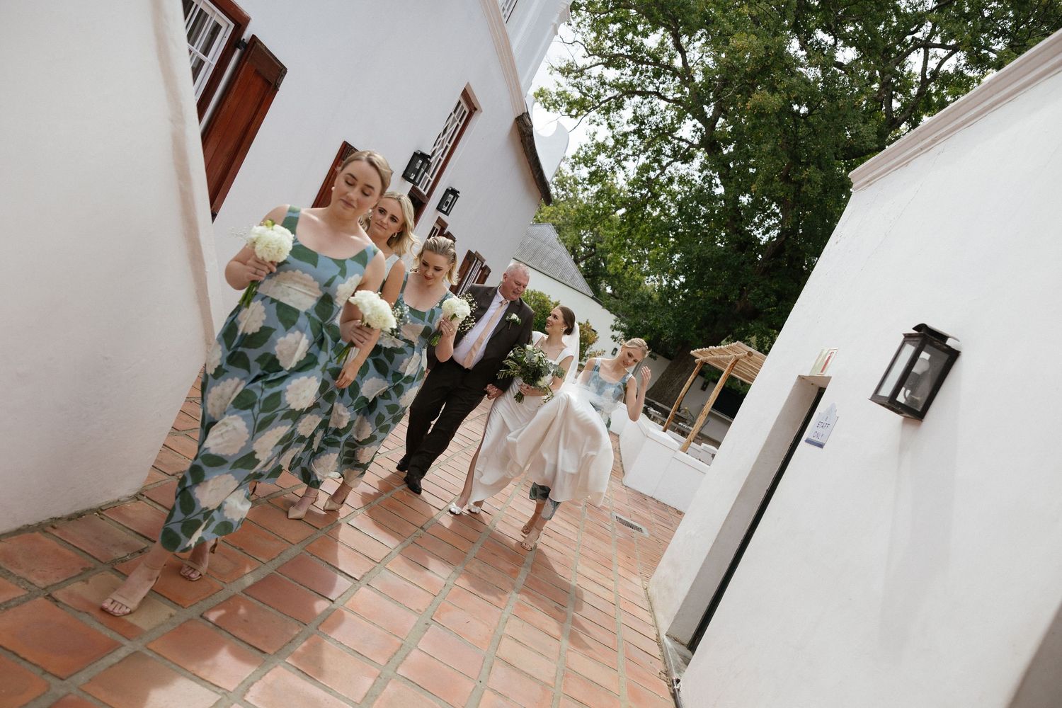 Wedding photographer Christene de Coning at Diamant Estate in Paarl with Deon Meiring and Masch dresses