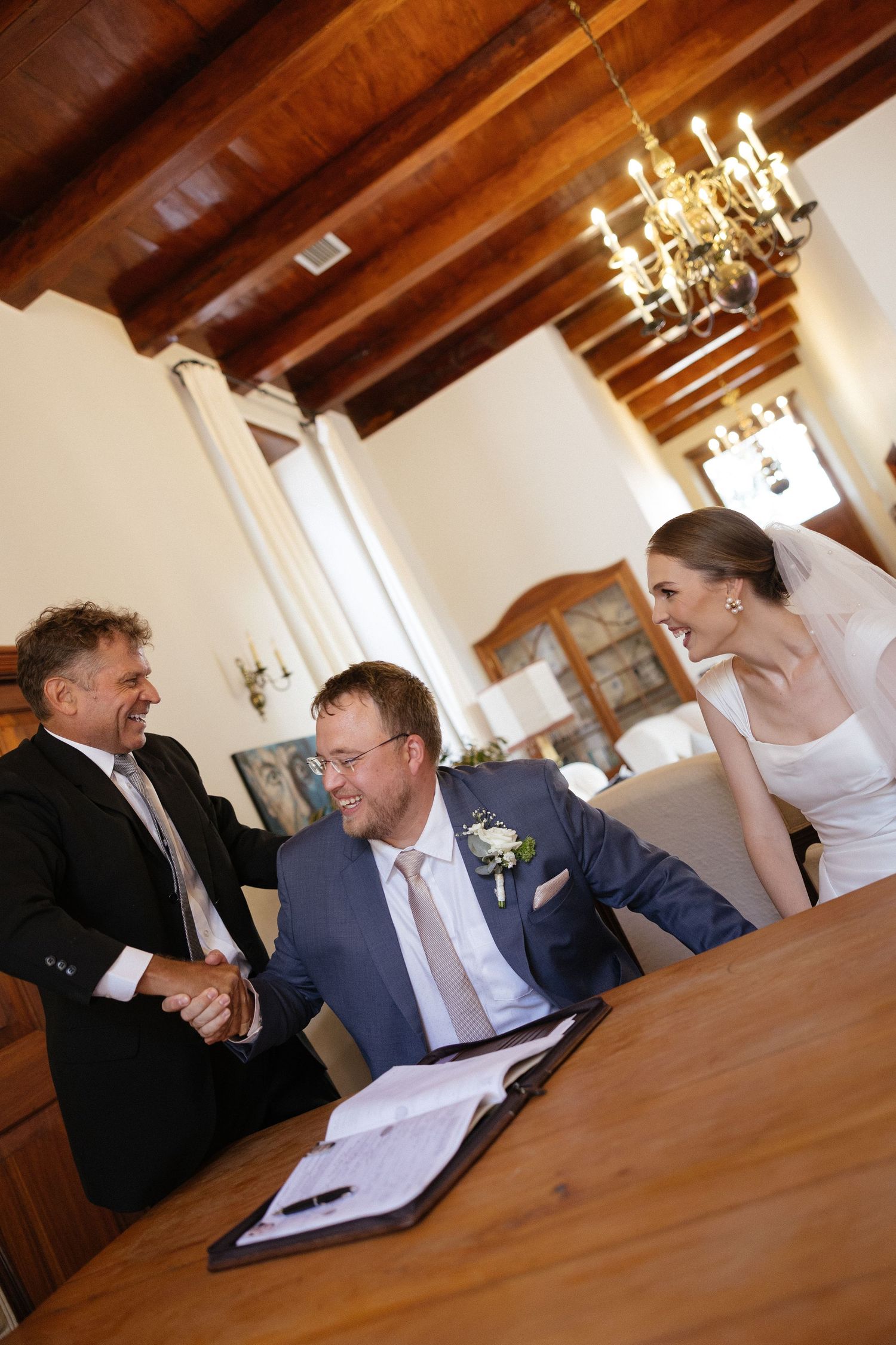 Wedding photographer Christene de Coning at Diamant Estate in Paarl with Deon Meiring and Masch dresses