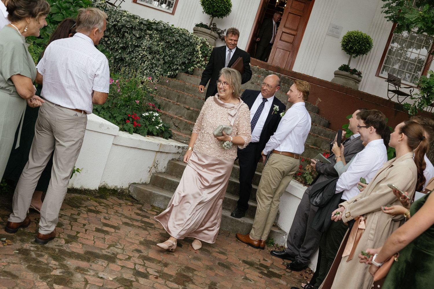 Wedding photographer Christene de Coning at Diamant Estate in Paarl with Deon Meiring and Masch dresses