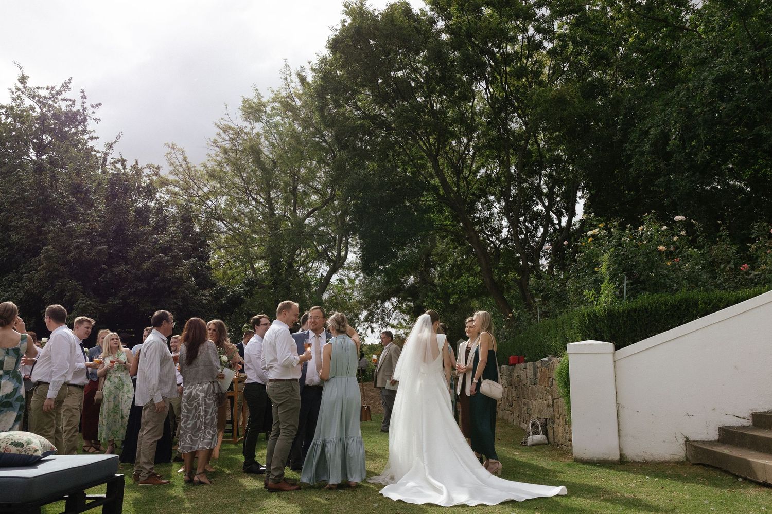 Wedding photographer Christene de Coning at Diamant Estate in Paarl with Deon Meiring and Masch dresses