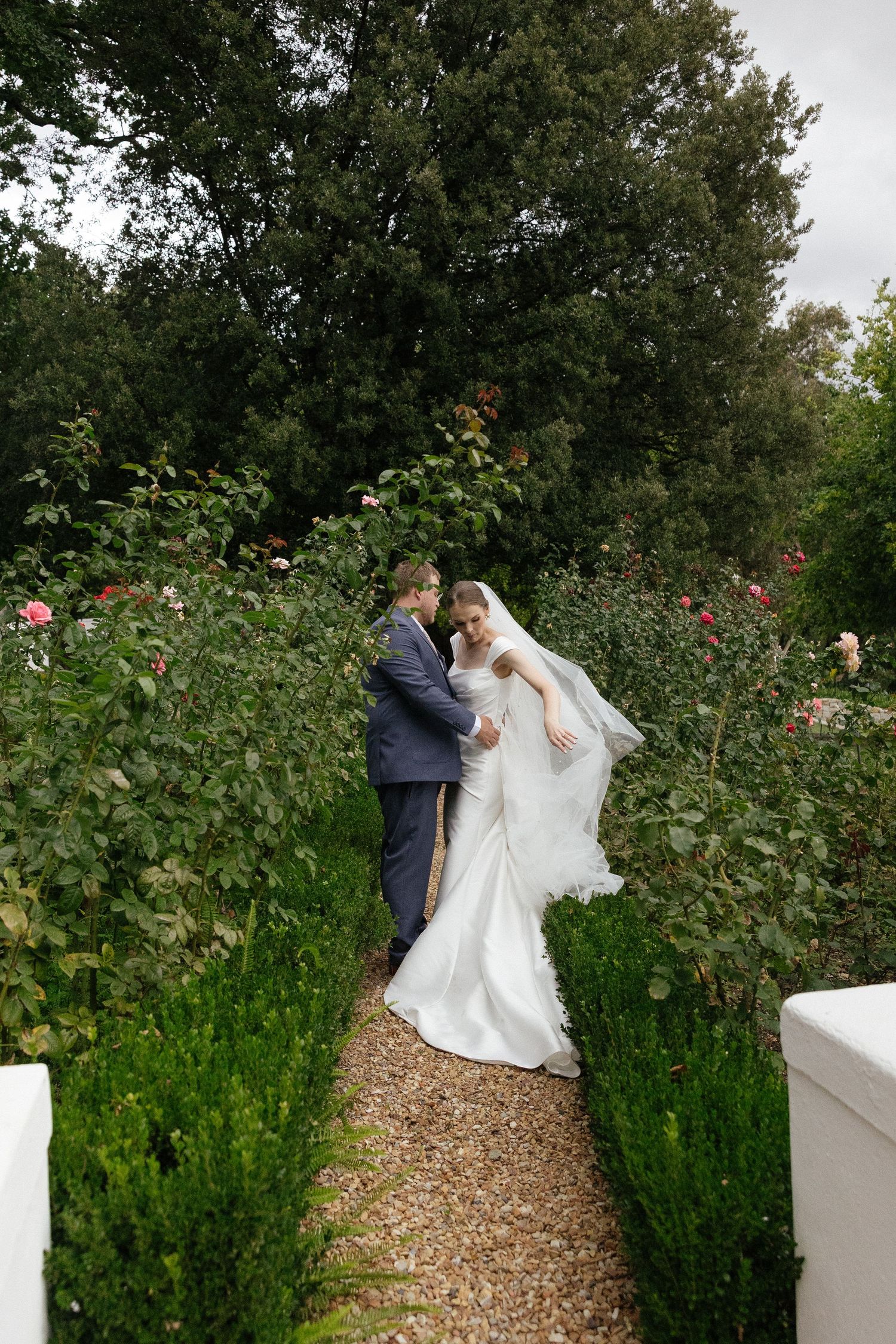 Wedding photographer Christene de Coning at Diamant Estate in Paarl with Deon Meiring and Masch dresses