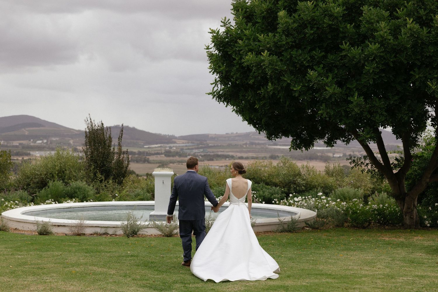 Wedding photographer Christene de Coning at Diamant Estate in Paarl with Deon Meiring and Masch dresses
