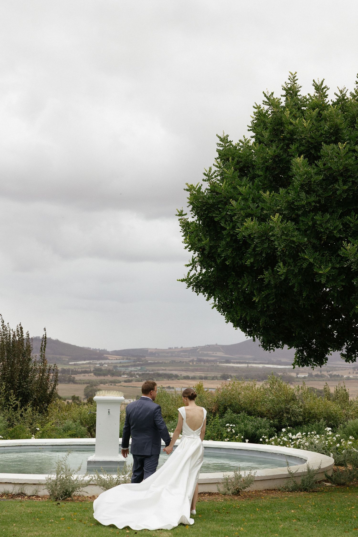 Wedding photographer Christene de Coning at Diamant Estate in Paarl with Deon Meiring and Masch dresses