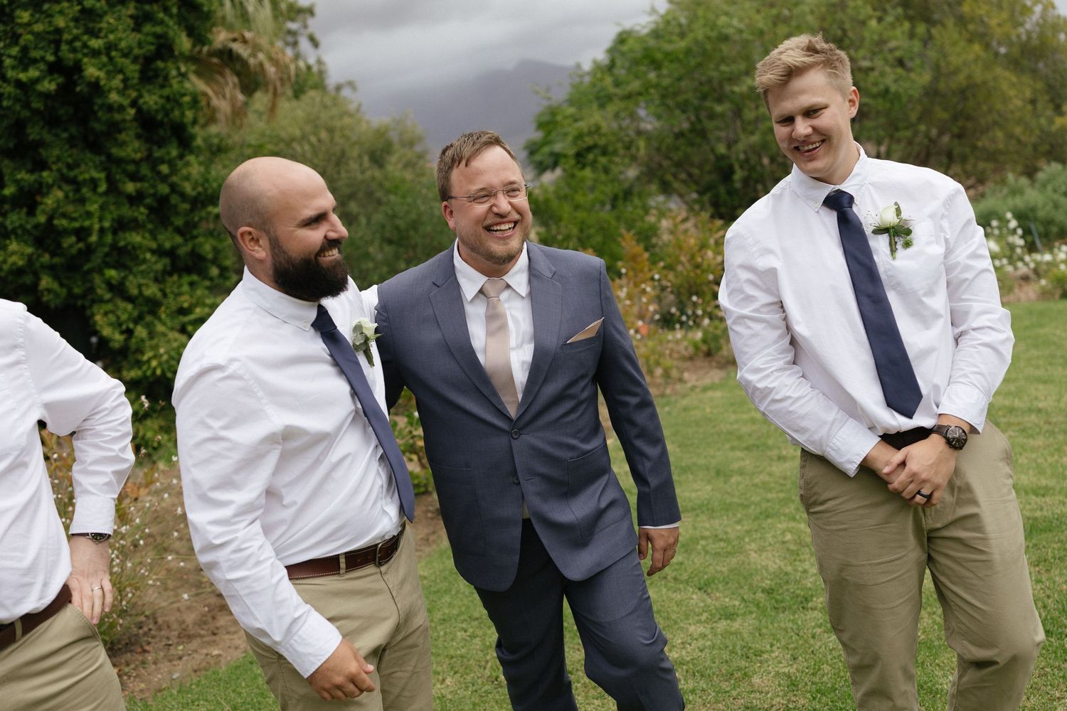 Wedding photographer Christene de Coning at Diamant Estate in Paarl with Deon Meiring and Masch dresses