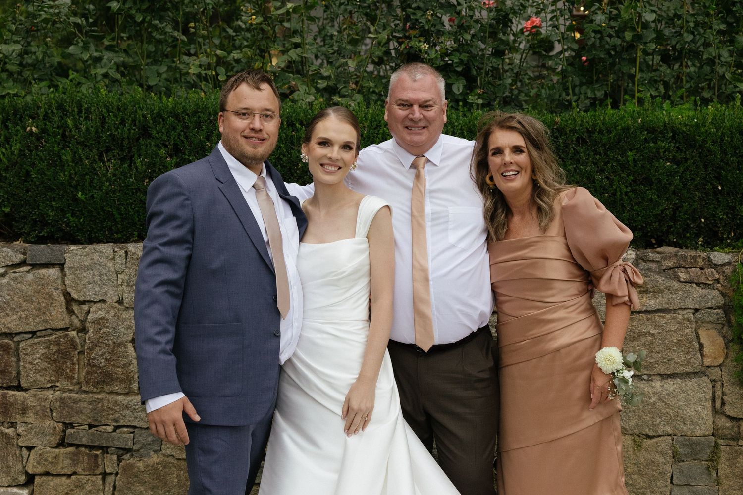 Wedding photographer Christene de Coning at Diamant Estate in Paarl with Deon Meiring and Masch dresses