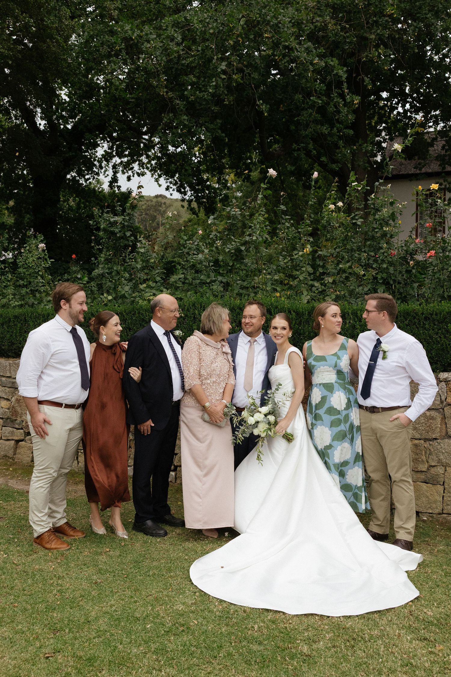 Wedding photographer Christene de Coning at Diamant Estate in Paarl with Deon Meiring and Masch dresses