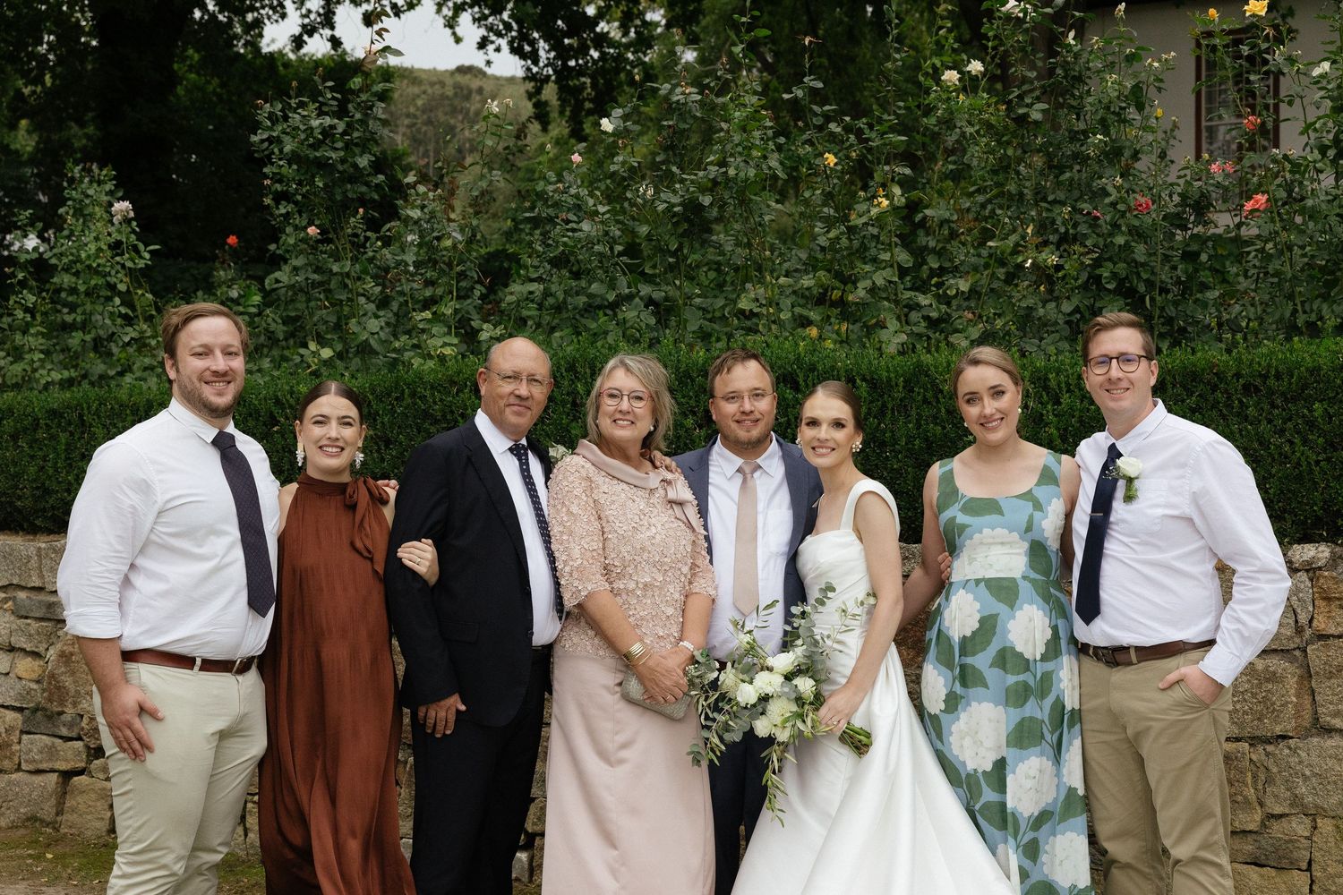 Wedding photographer Christene de Coning at Diamant Estate in Paarl with Deon Meiring and Masch dresses