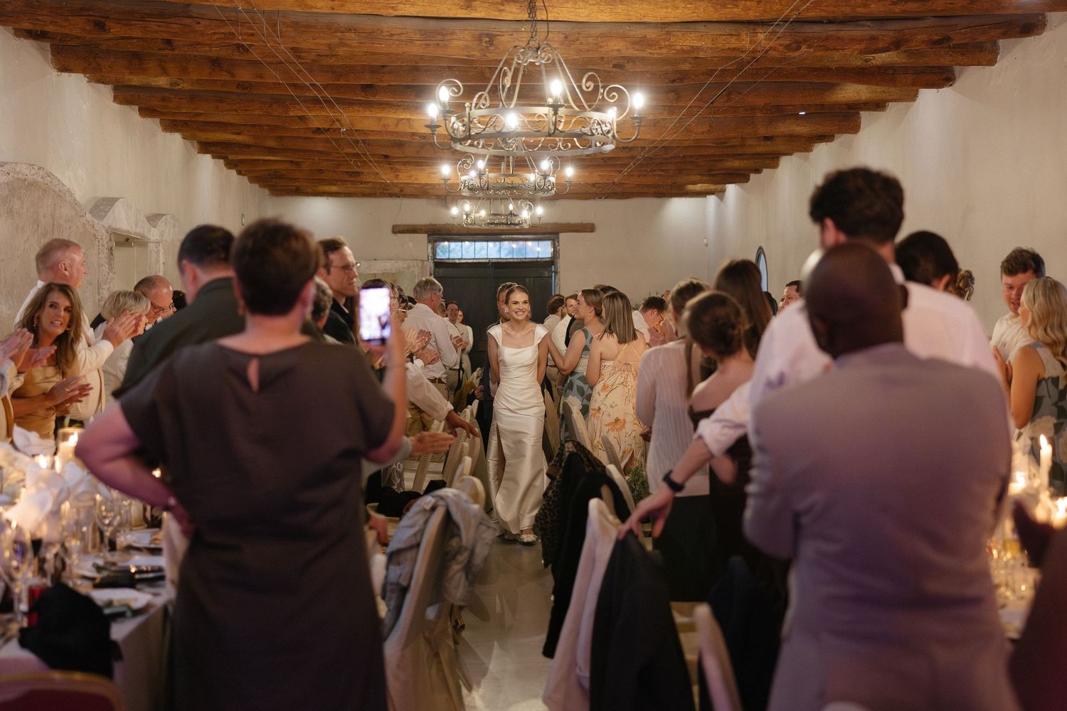 Wedding photographer Christene de Coning at Diamant Estate in Paarl with Deon Meiring and Masch dresses