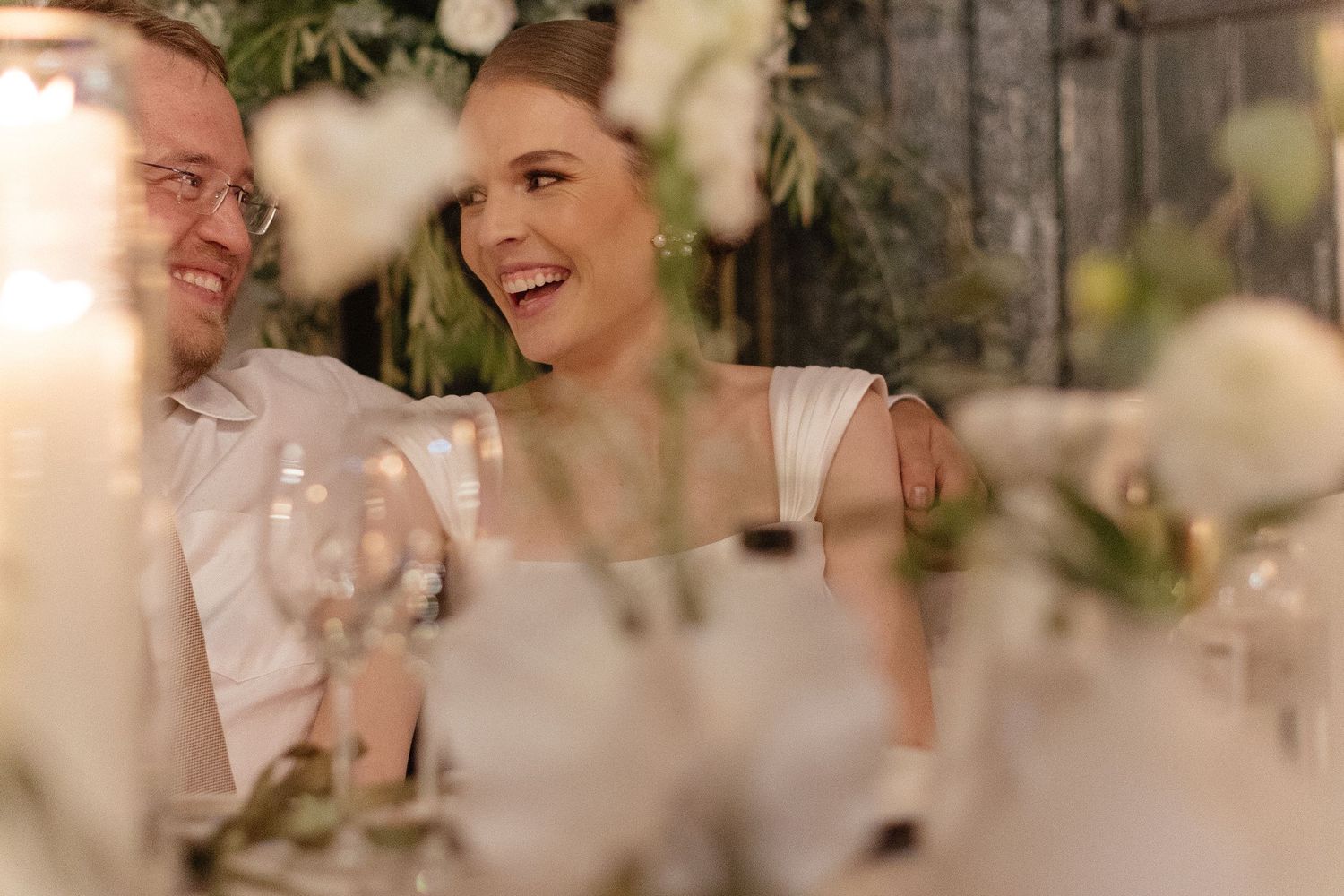 Wedding photographer Christene de Coning at Diamant Estate in Paarl with Deon Meiring and Masch dresses