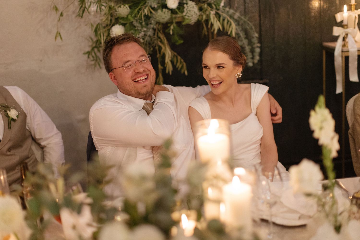 Wedding photographer Christene de Coning at Diamant Estate in Paarl with Deon Meiring and Masch dresses