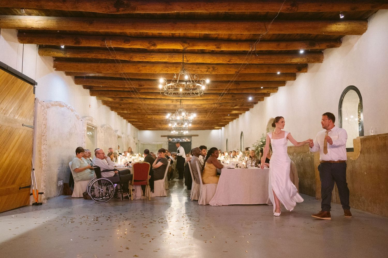 Wedding photographer Christene de Coning at Diamant Estate in Paarl with Deon Meiring and Masch dresses