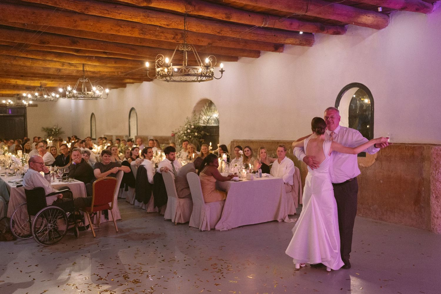 Wedding photographer Christene de Coning at Diamant Estate in Paarl with Deon Meiring and Masch dresses