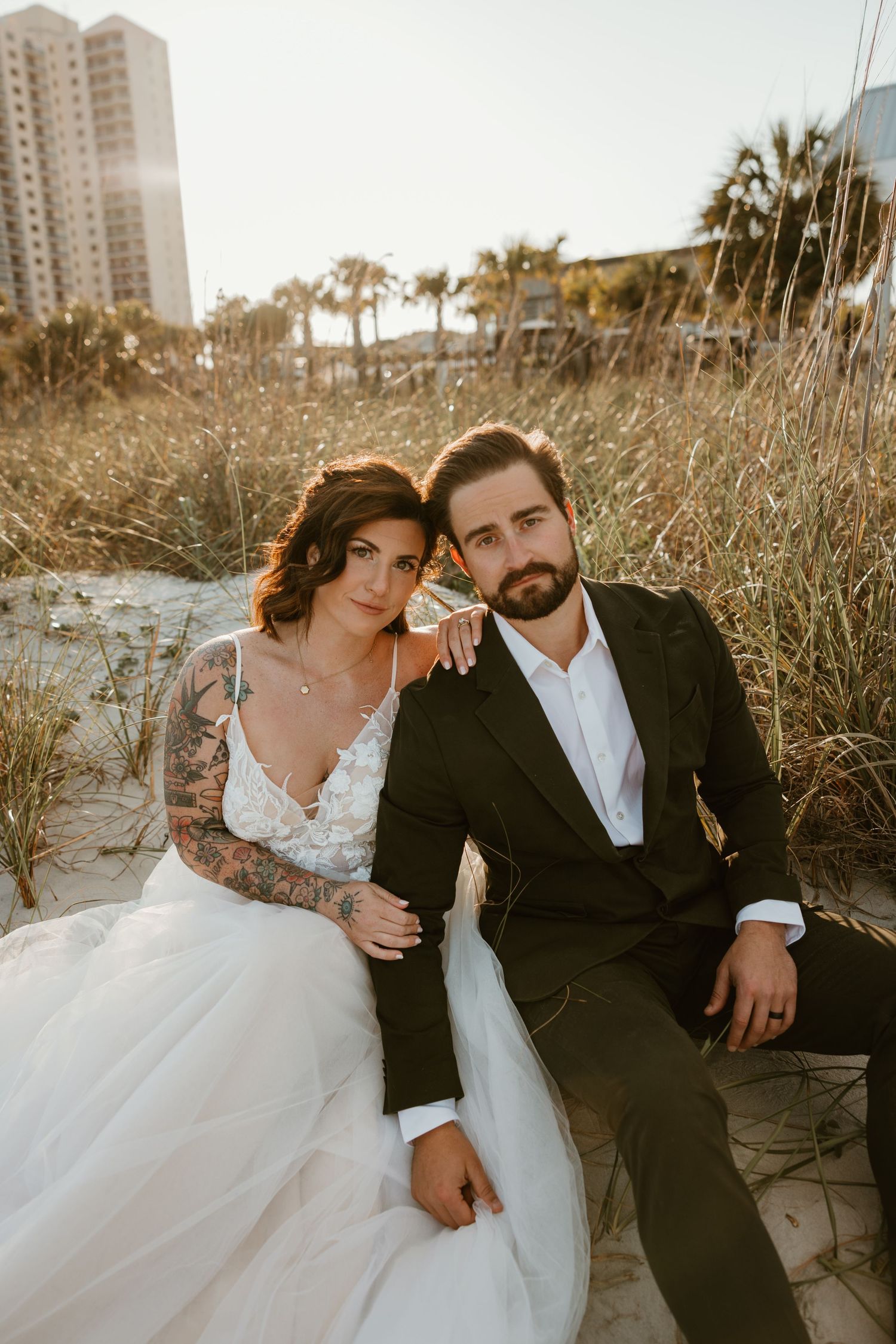 wedding photography beach portrait