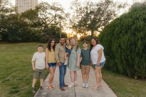 Family portraits taken in Baton Rouge