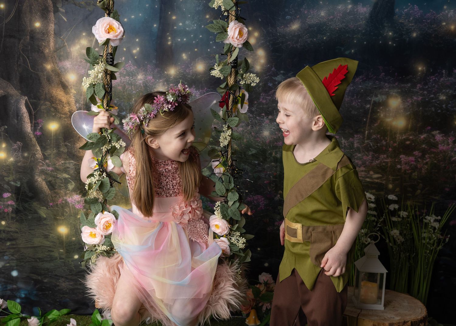 Peter Pan and Tinkerbell
