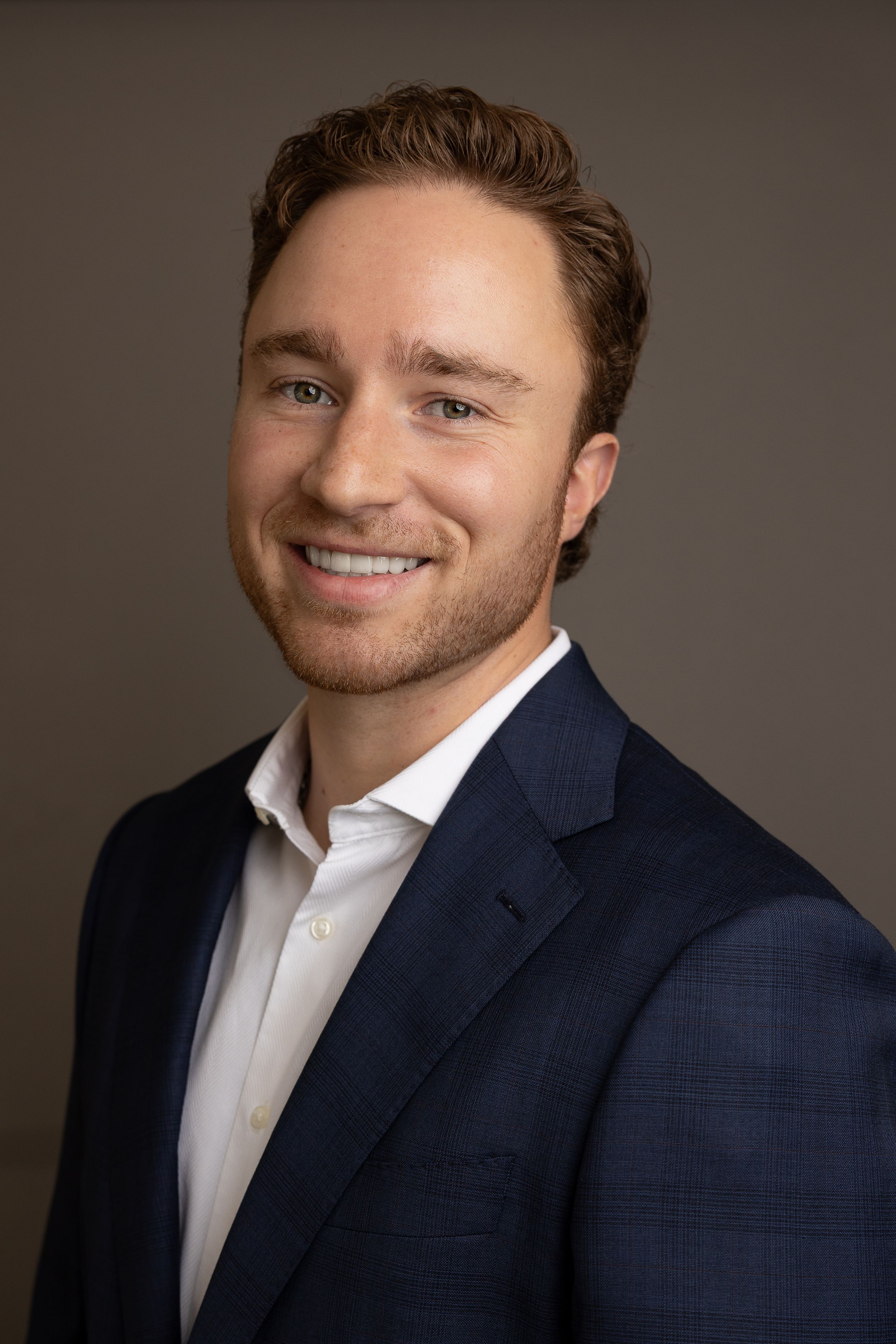 Professional business headshot of a man photographed in studio in Los Angeles.