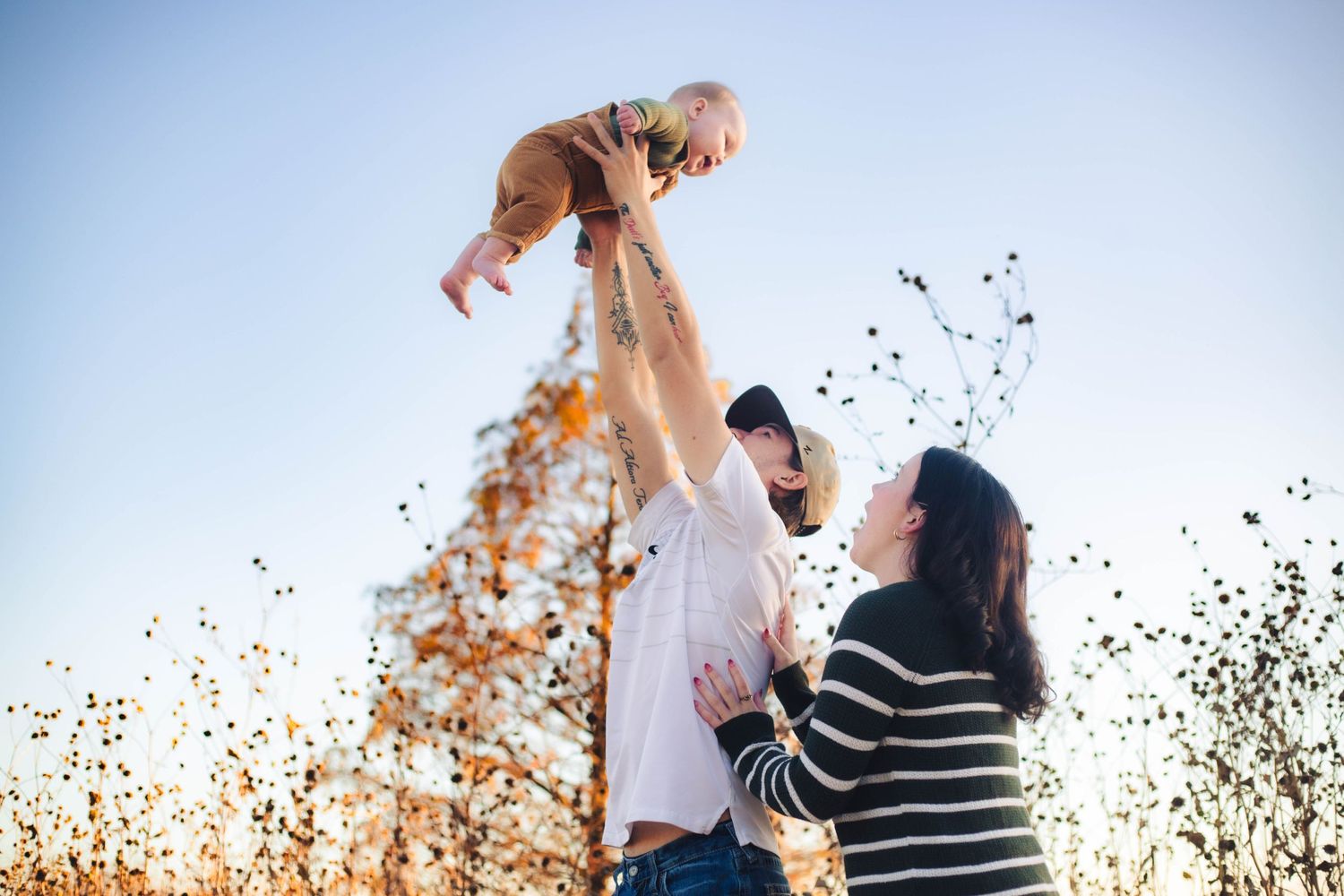Family play session in Norman
