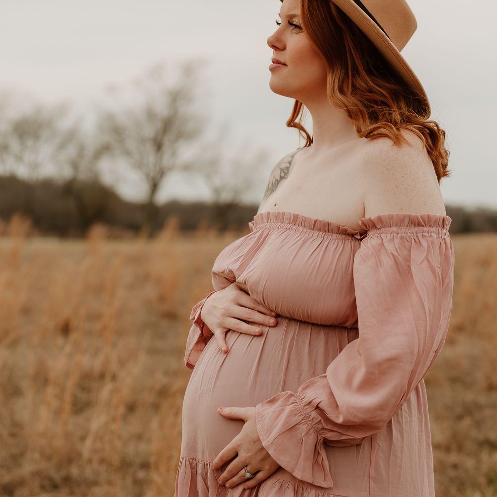 Boho maternity session East Texas Lifestyle Photographer bohemian photography