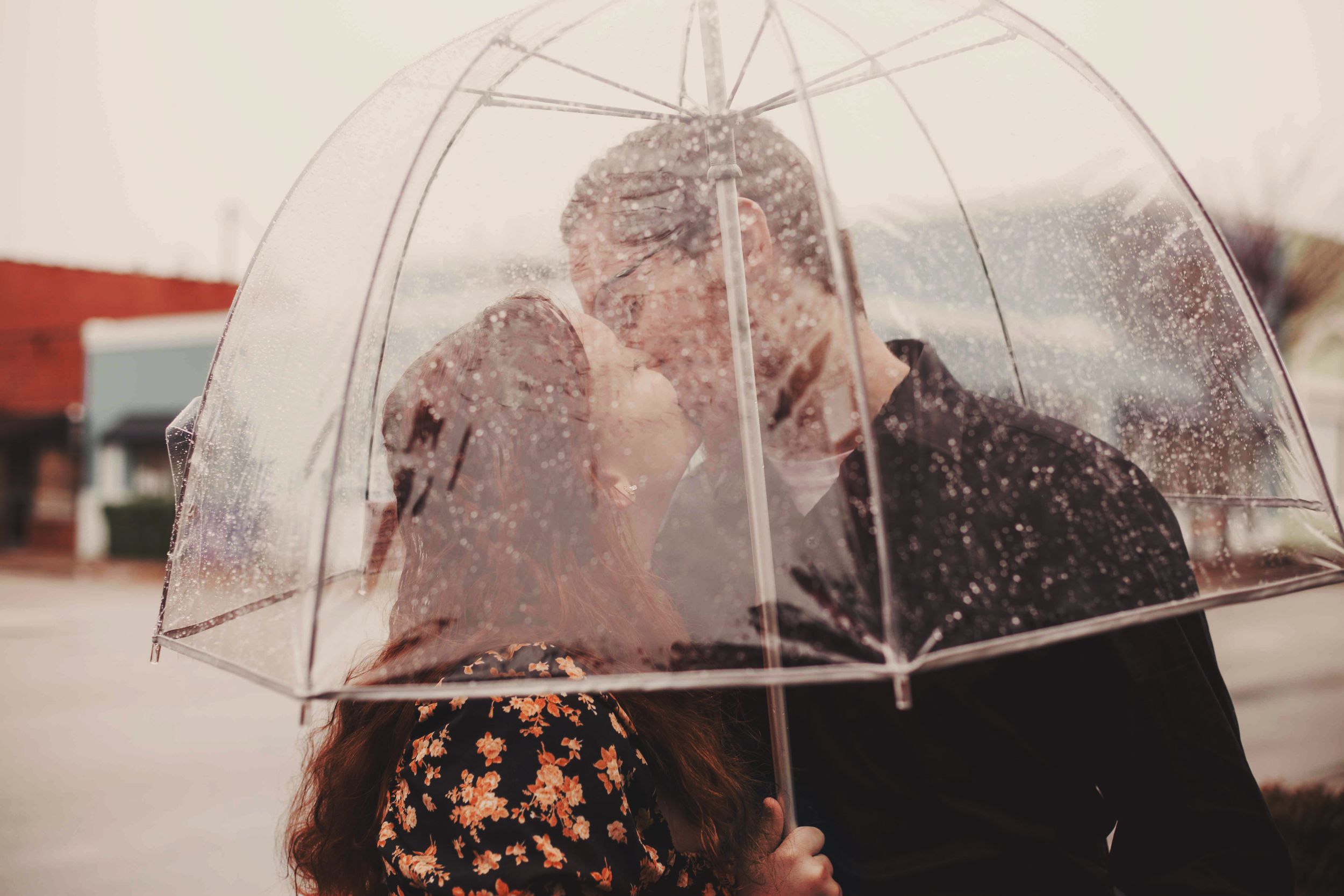 Downtown Lancaster, South Carolina engagement portrait session. Unique photo session South Carolina. Lancaster, Rock Hill, Chester